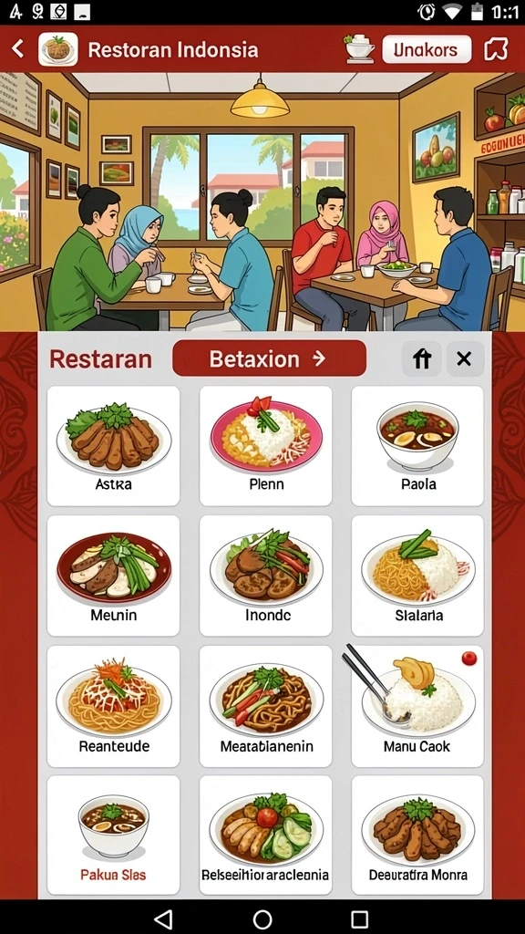 68idn - Desain karakter yang unik dan beragam.